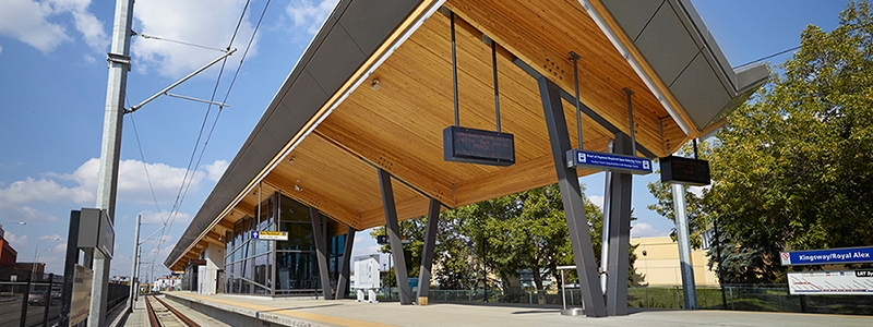 Kingsway/Royal Alex LRT station exterior