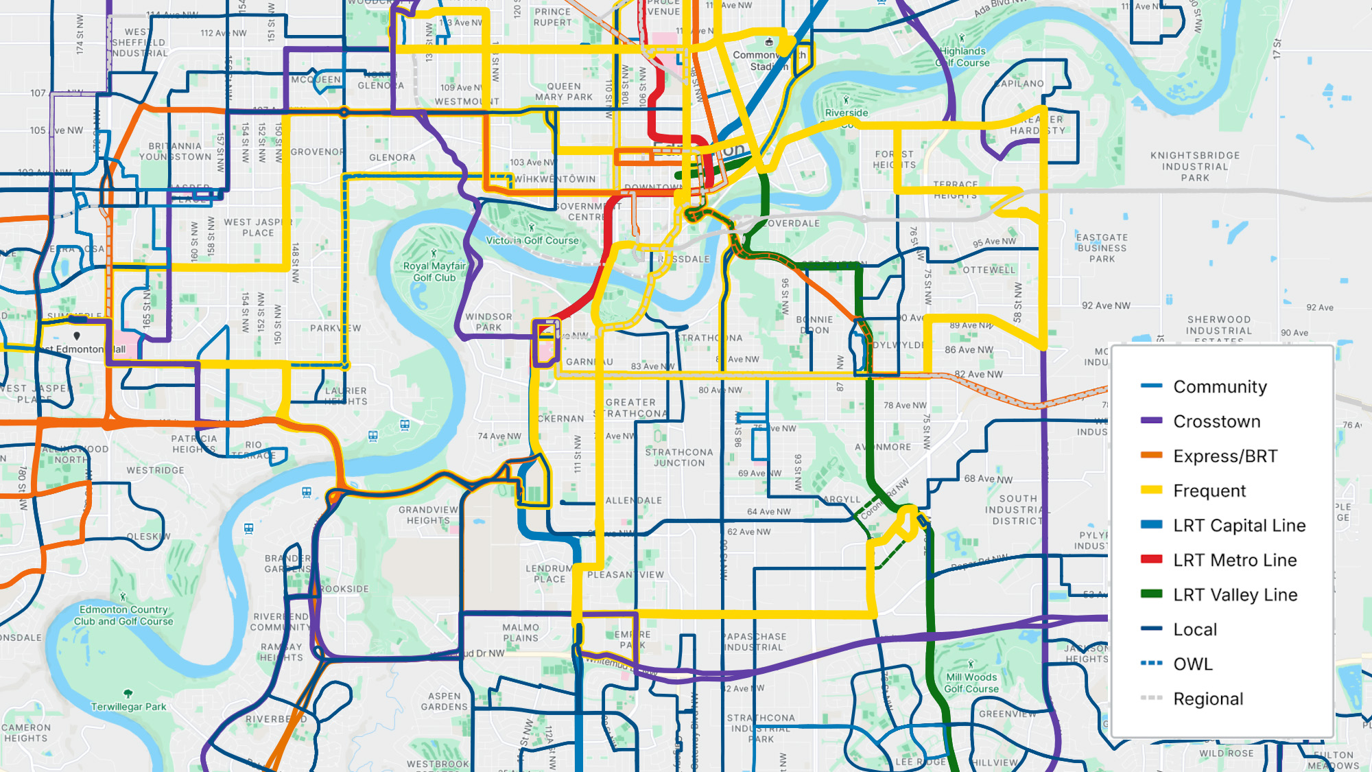 Transit Network Map Image