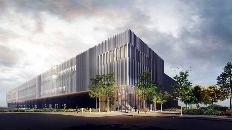 Artist's rendering of the Ambleside Service Building