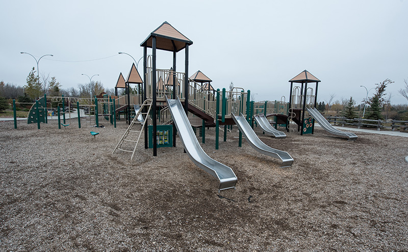 Phot of a park playground