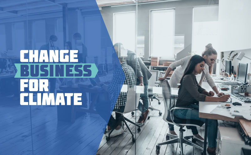 Climat change for business image