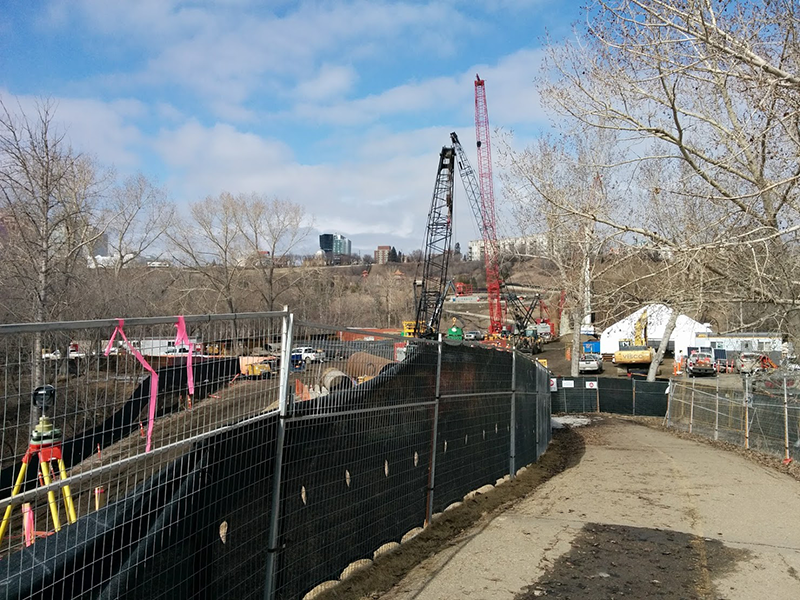 construction on lrt tracks