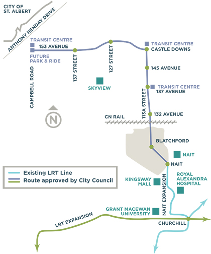 Metro Line Map