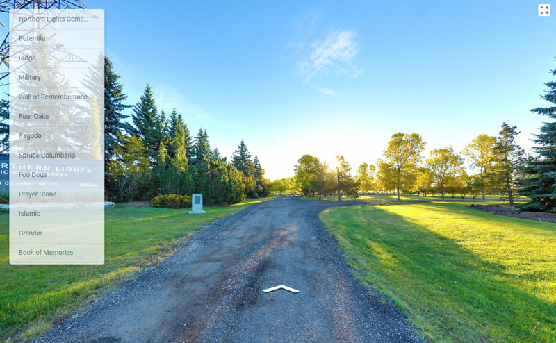 northern lights cemetery