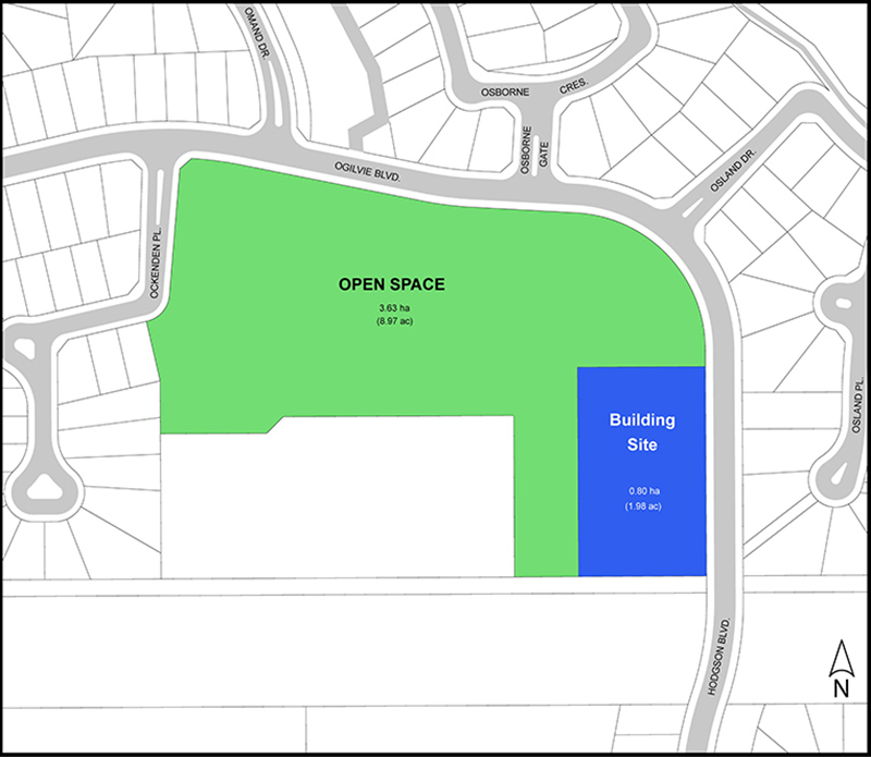 map of Ogilvie Ridge