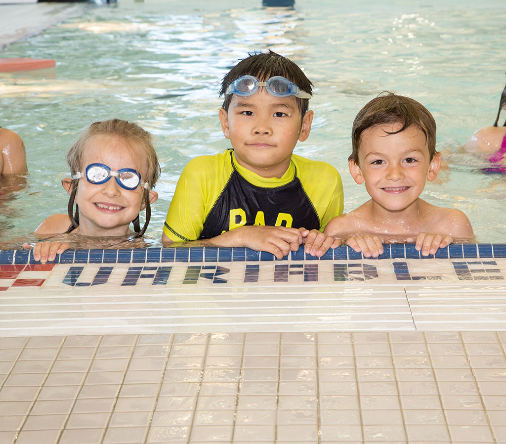 kids in pool