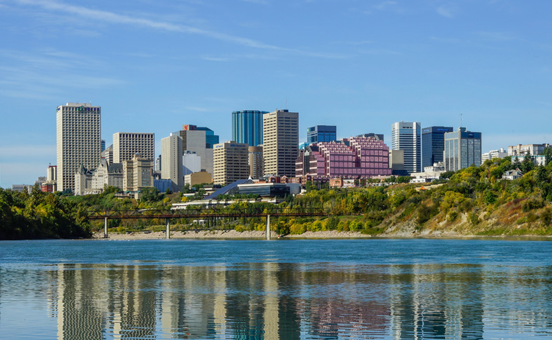 Photo of Edmonton skyline