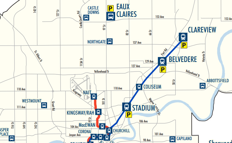 Park & Ride Locations maps