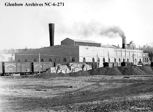 A view of the Rossdale Power Plant, 1912.