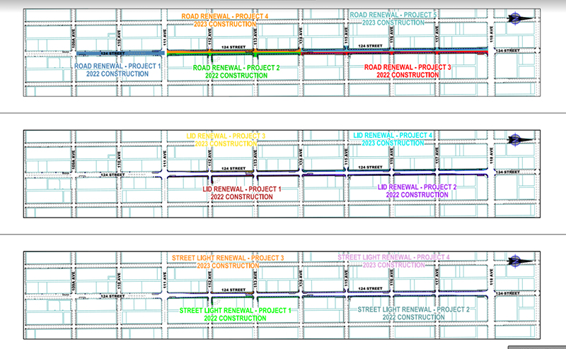 124 Street Renewal - Scope Map