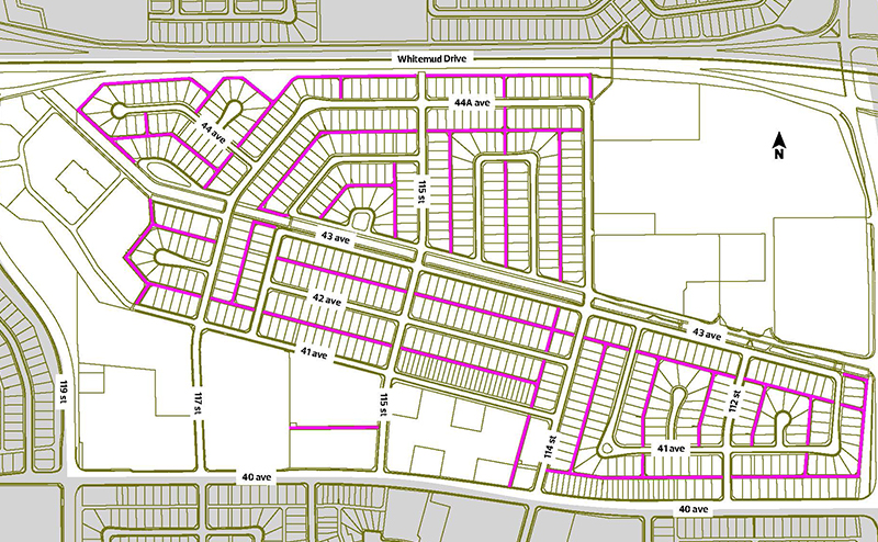 Royal Gardens Alley Renewal Map