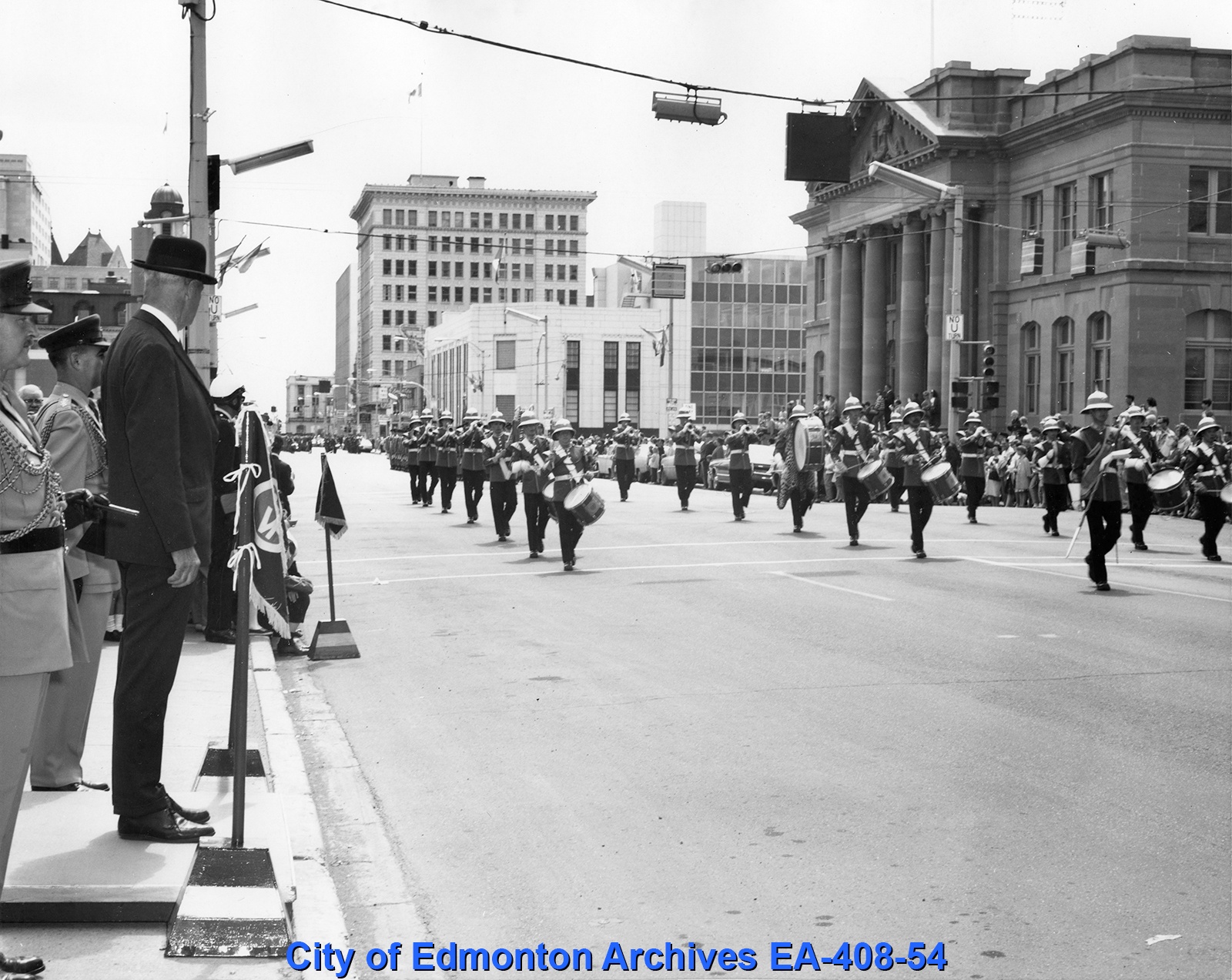 The parade to City Hall [EA-408-54]