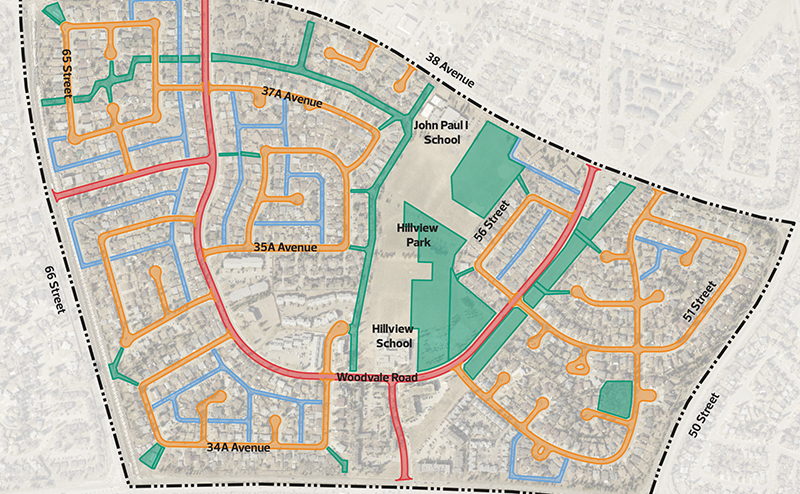 Hillview NR scope of work map