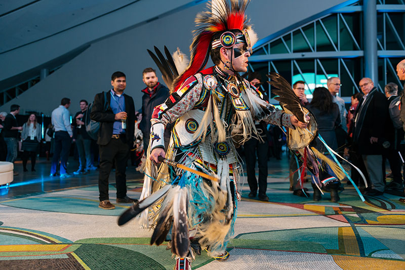 A dancer performing