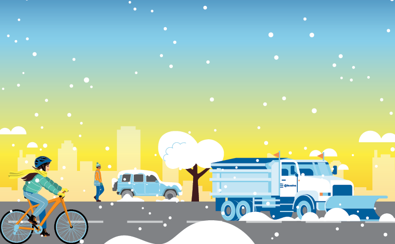 Snow and ice Service Levels Graphic