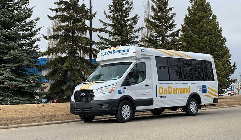 white bus On Demand