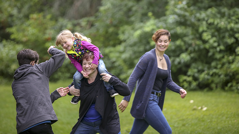 people playing in park