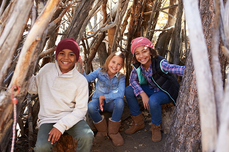 kids in the outdoors