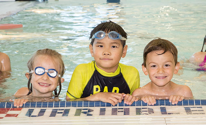 kids swimming