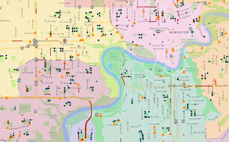 Vision Zero Safe Streets Map