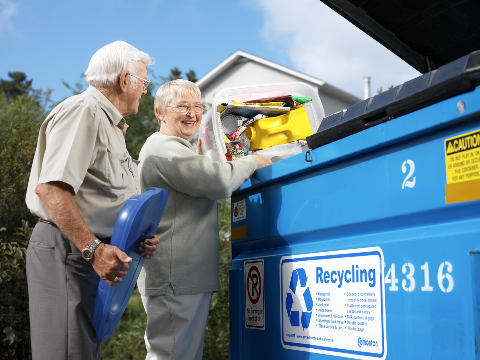 2002 - Blue Bin Recycling Program Launched
