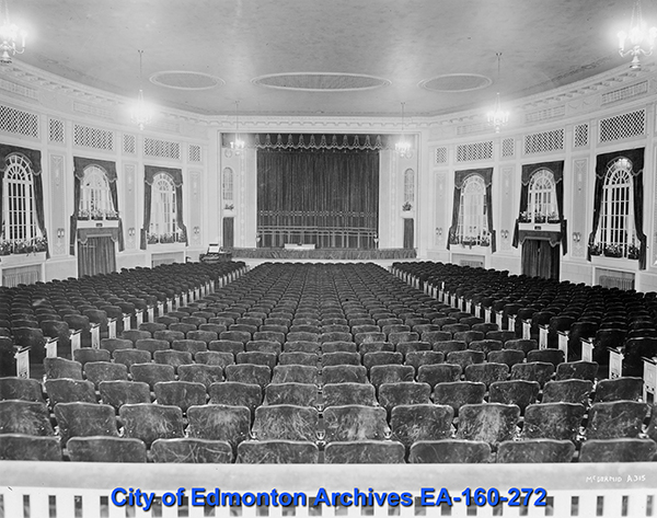 Allen Theatre interior 1919