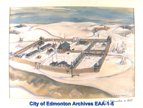 Fort Edmonton 1860