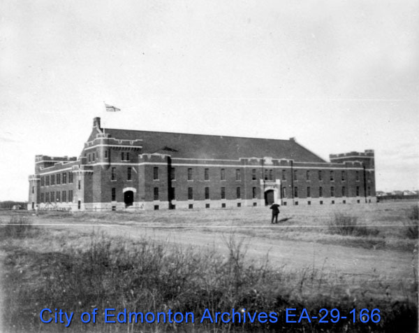 Exterior of the Prince of Wales Armouries ca. 1915 [EA-29-166]