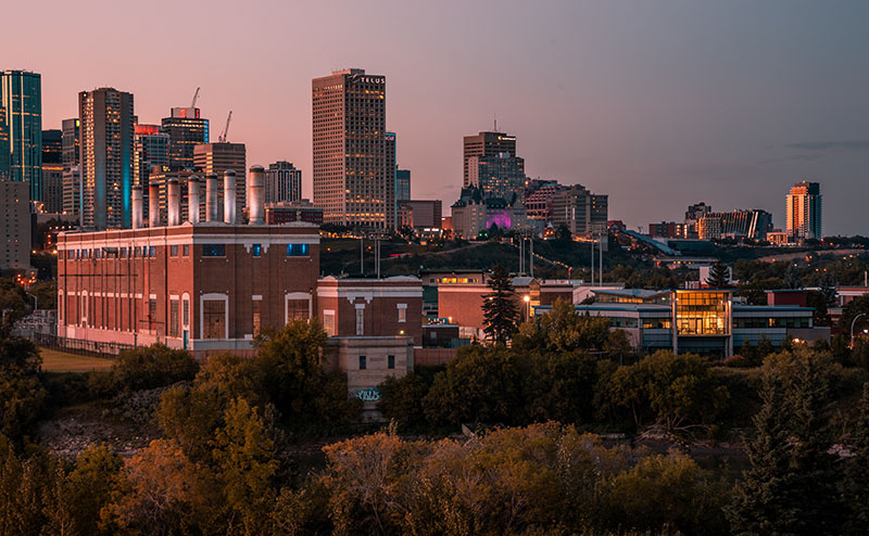 Exterior of Rossdale Power Plant