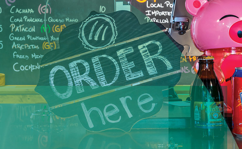 Order Here sign