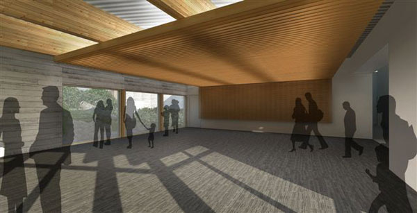 Interior of the Multi-purpose Room [Rendering by Dialog]