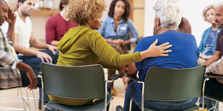 persons in support group
