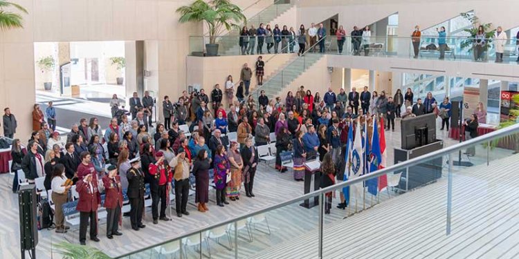 persons at city hall event
