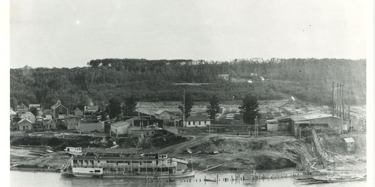 saw mill and steamboat