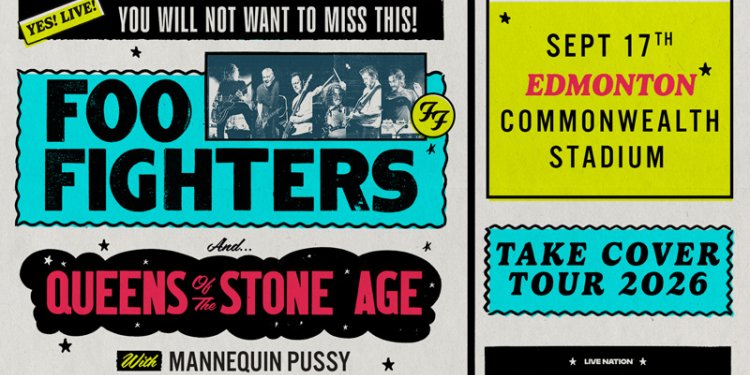 Foo Fighters: TAKE COVER TOUR 2026 - September 17, 2026