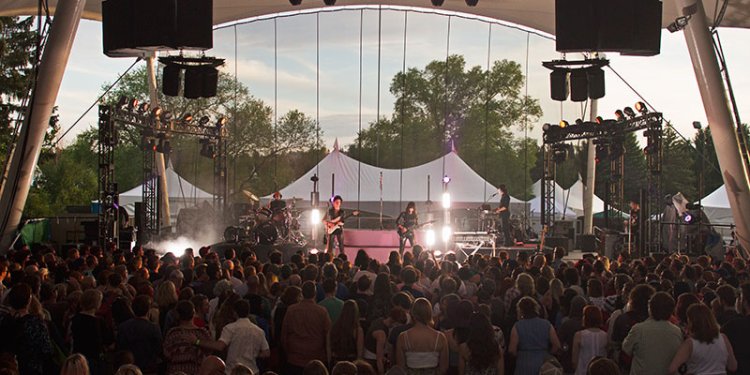 crowd of people at concert