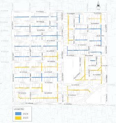 Allendale Alley Renewal Map