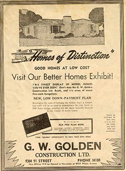 Thumbnail of MS-794 Series 2 File 4: An advertisement called Homes of Distinction from 1949.
