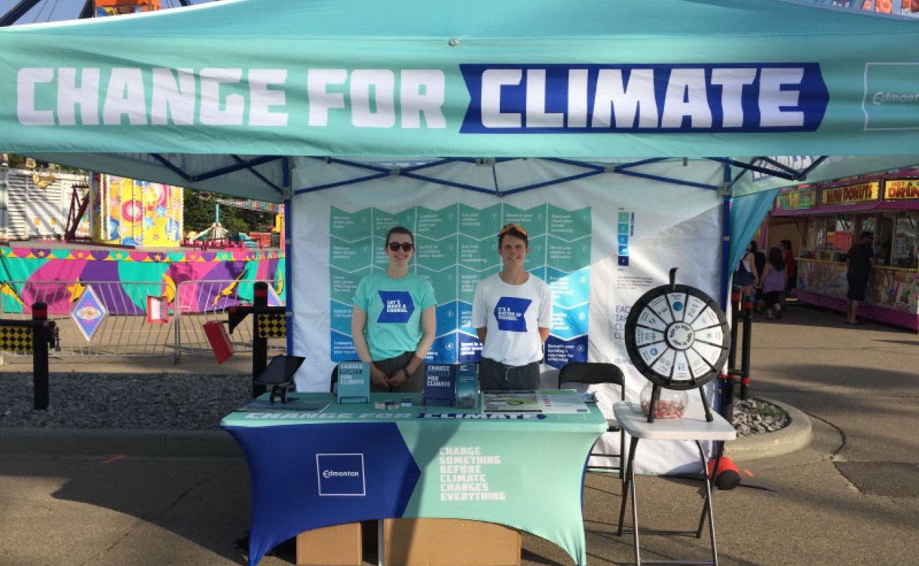 Change for Climate Pop Up