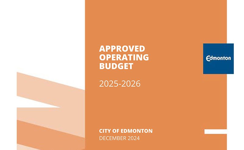 Operating budget document cover