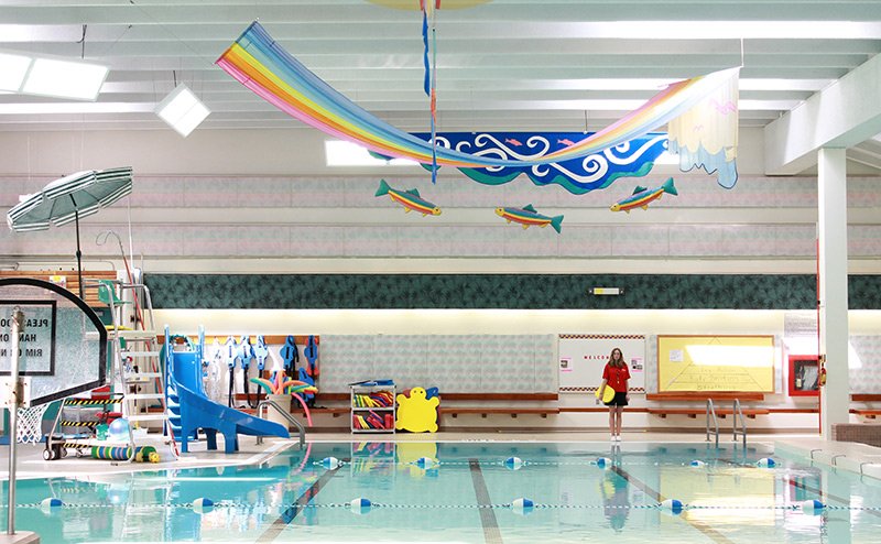 ACT pool with lifeguard on duty