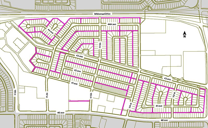 Royal Gardens Alley Renewal Map