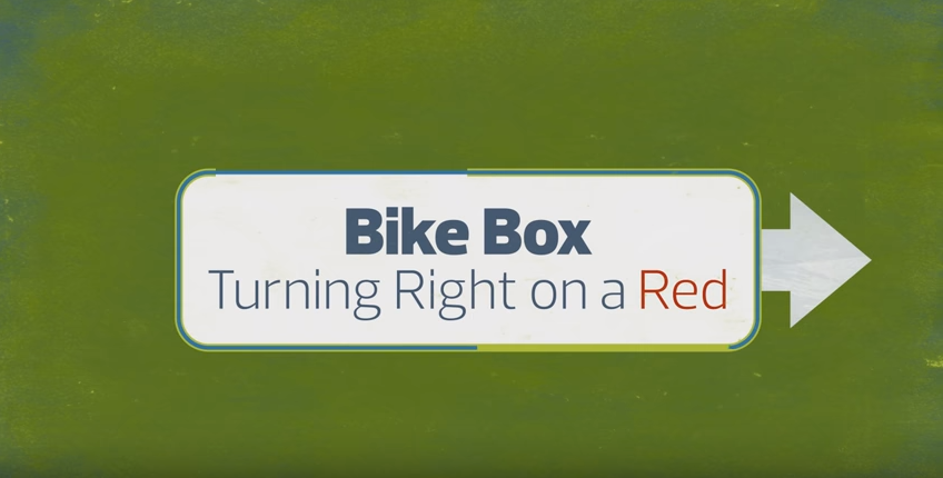 Bike Box - Turning Right on a Red