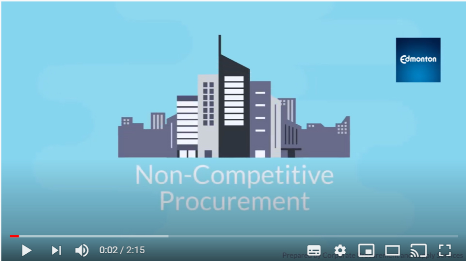 Non-Competitive Procurement