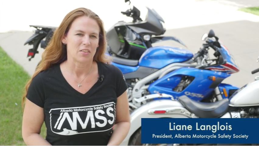 Liane Langlois, Alberta Motorcycle Safety Society