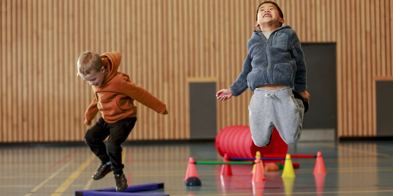 people playing in gym